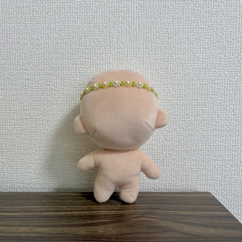 ぬいぐるみ用ビーズ花冠❁⃘