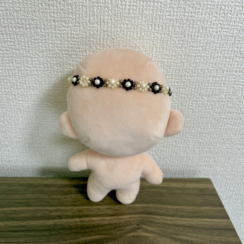 ぬいぐるみ用ビーズ花冠❁⃘