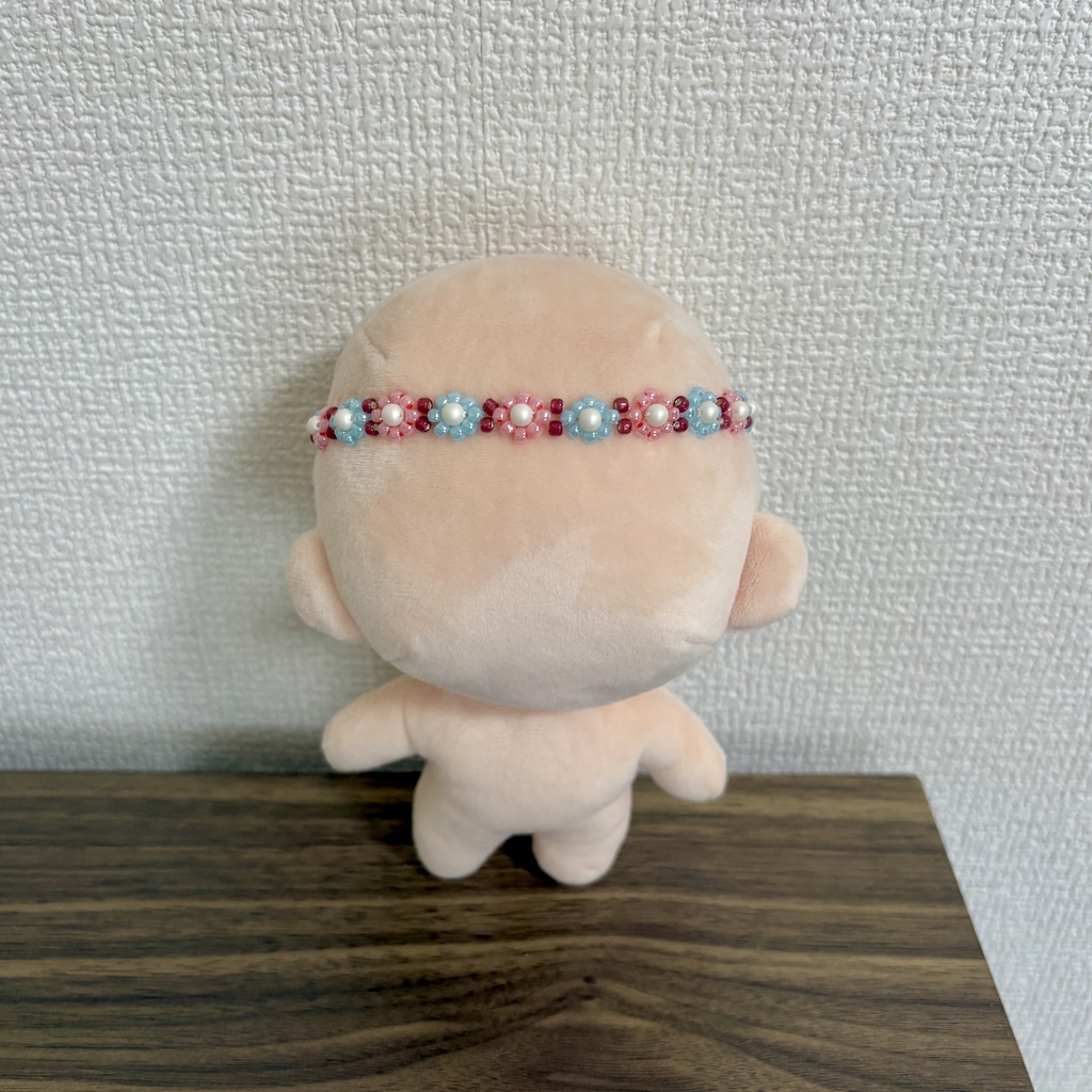 ぬいぐるみ用ビーズ花冠❁⃘