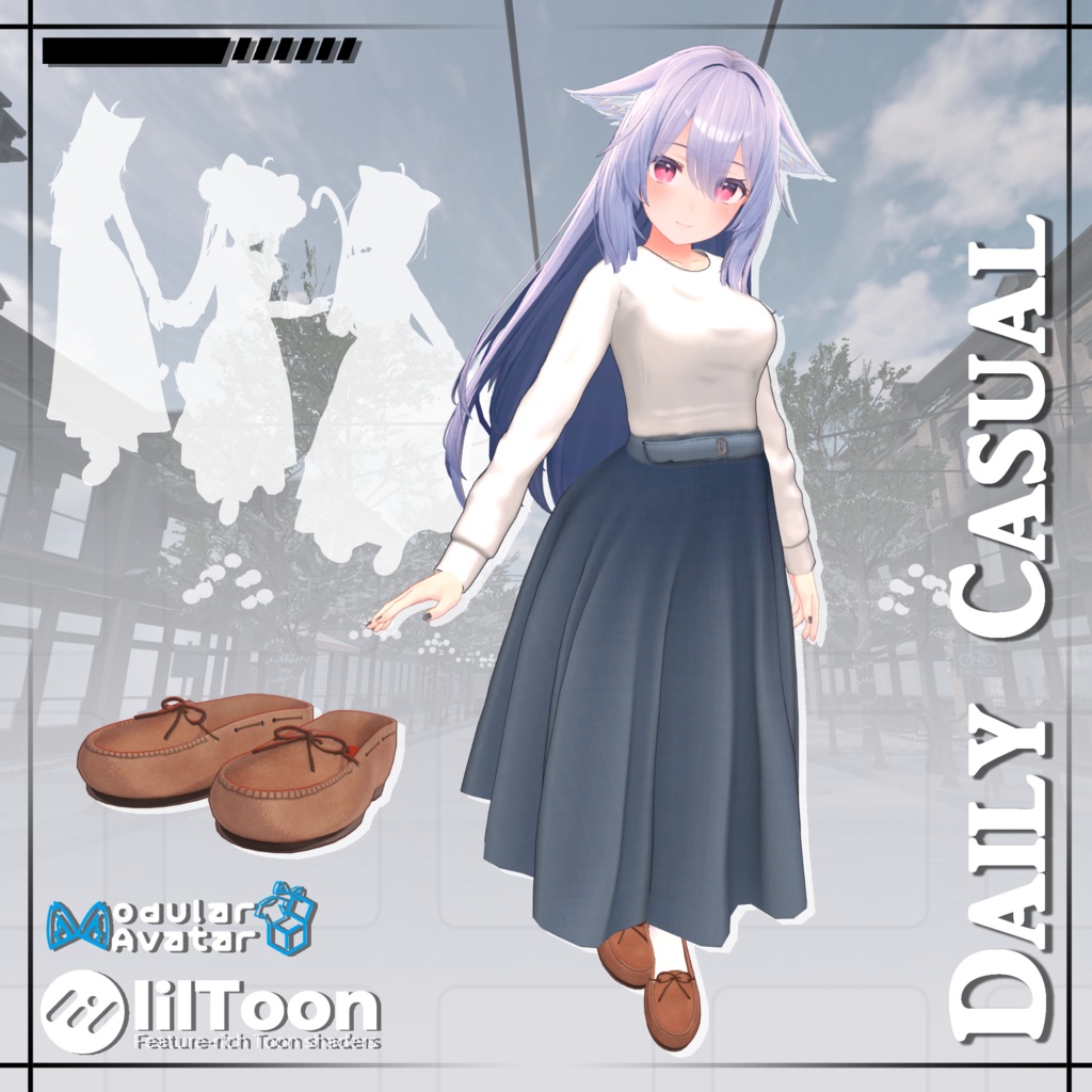 [Release Sale] [10 Avatar]LongSkirt 003 "Daily Casual"