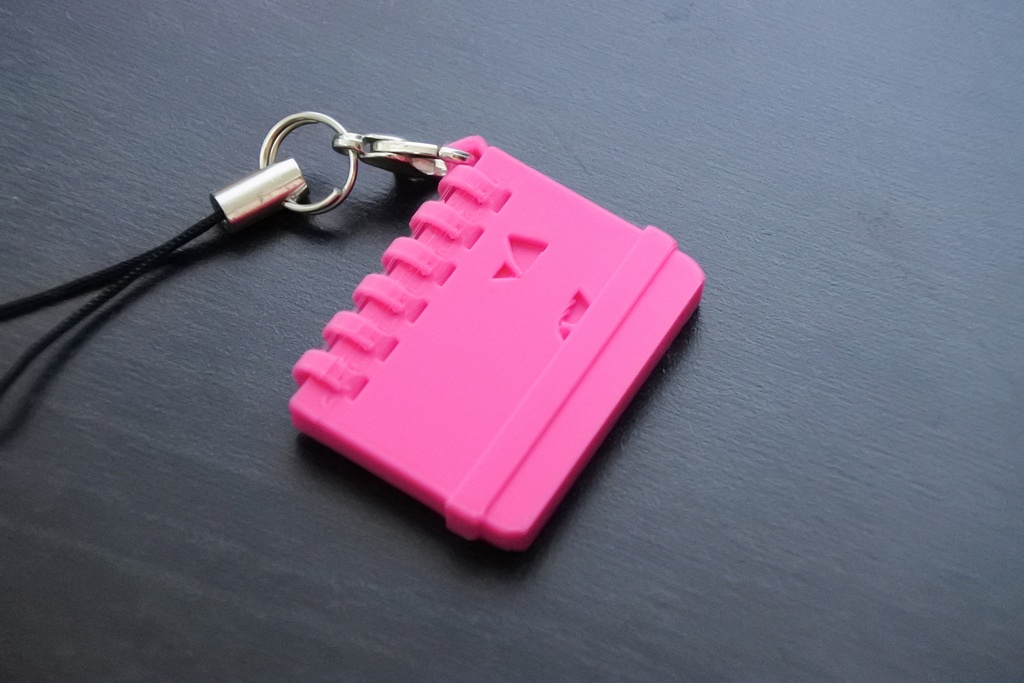 ミニチュアメモ帳 ストラップ