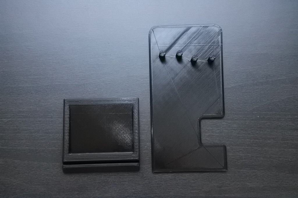 イヤホンスタンド スリムタイプ(ブラック・組み立て式)