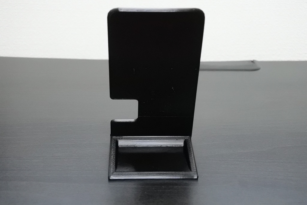 イヤホンスタンド スリムタイプ(ブラック・組み立て式)