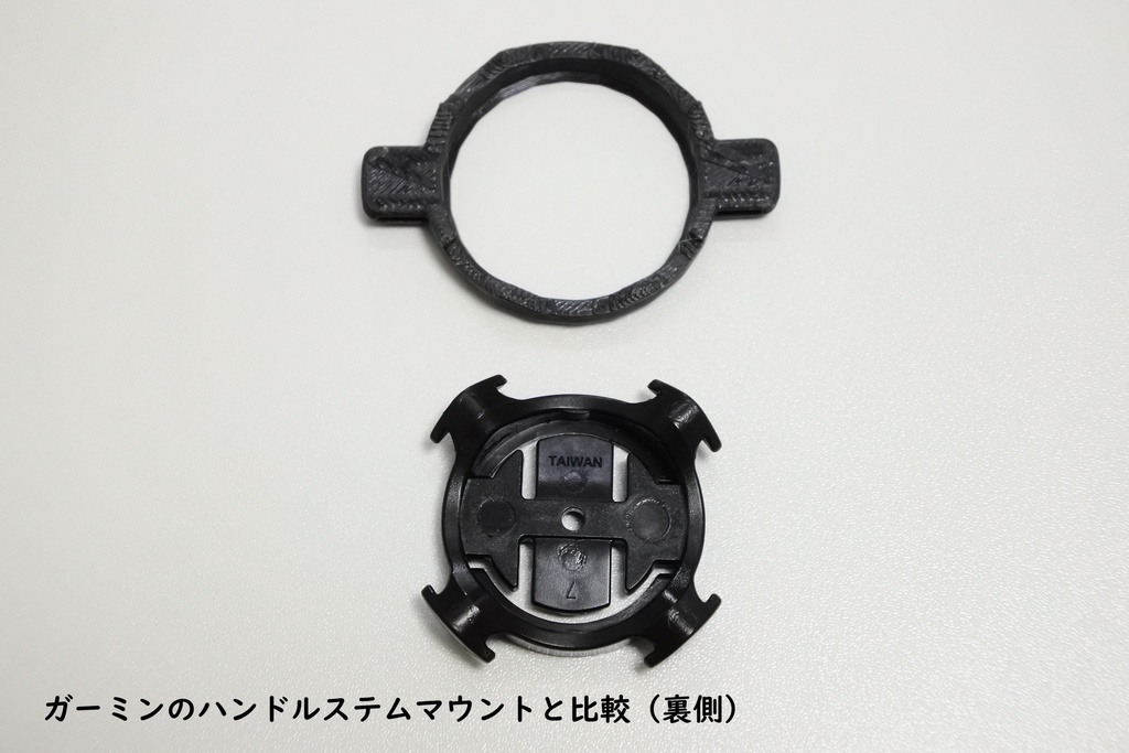 GARMIN Edge付属 ハンドルステムマウント用 結束バンドアダプター(ブラック)