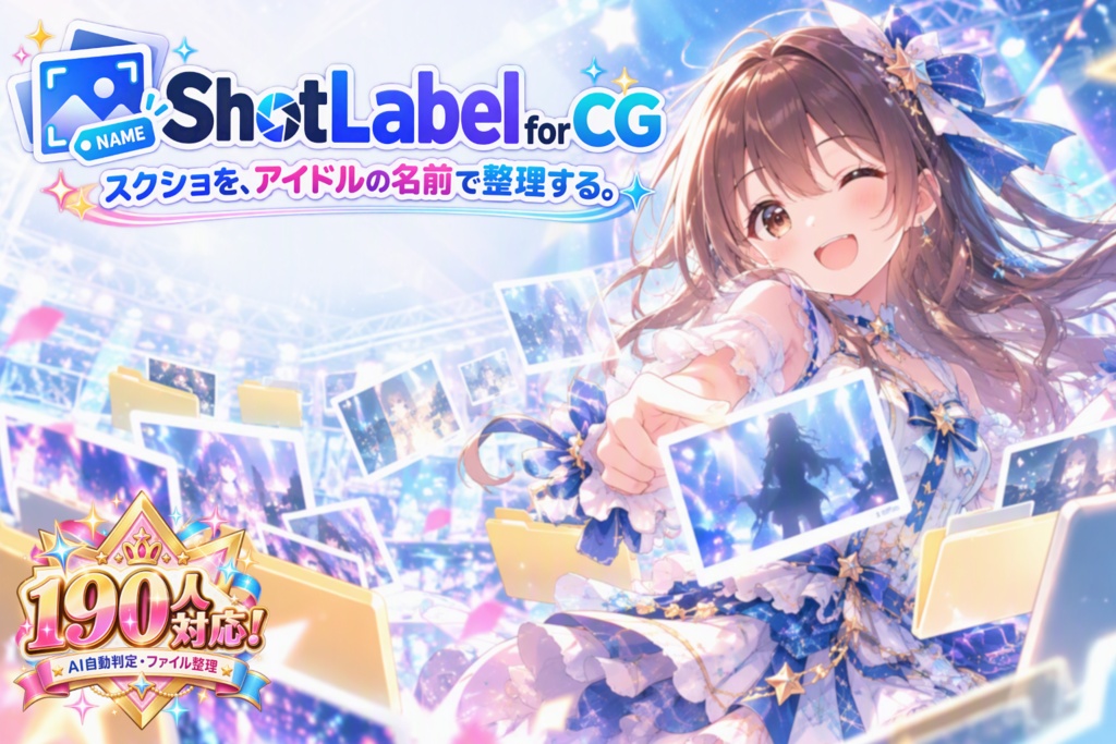 ShotLabel for CG｜190人対応スクリーンショット整理ツール 【Windows向け】