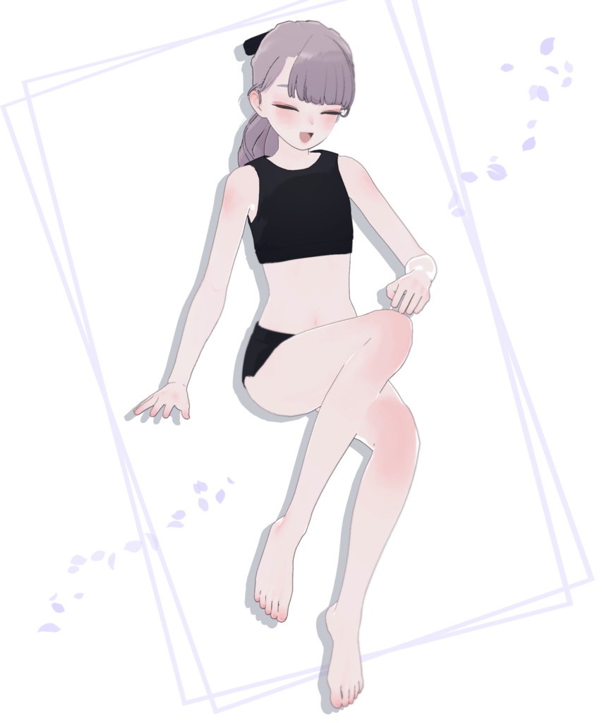 【Free】 Lapwing makeup+glitter texture