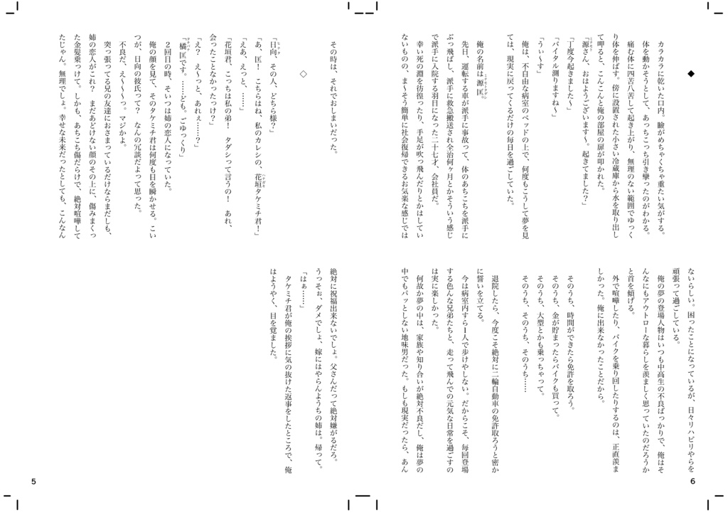 修正データ 【夢小説本】俺は家族、お前は兄弟 で、お前が弟な!