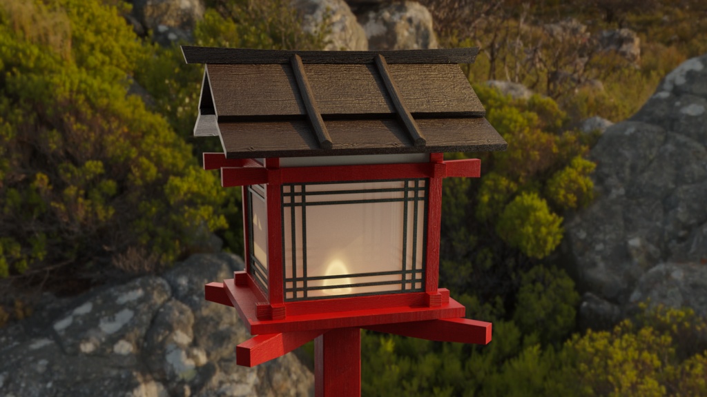 赤灯篭　blenderファイル