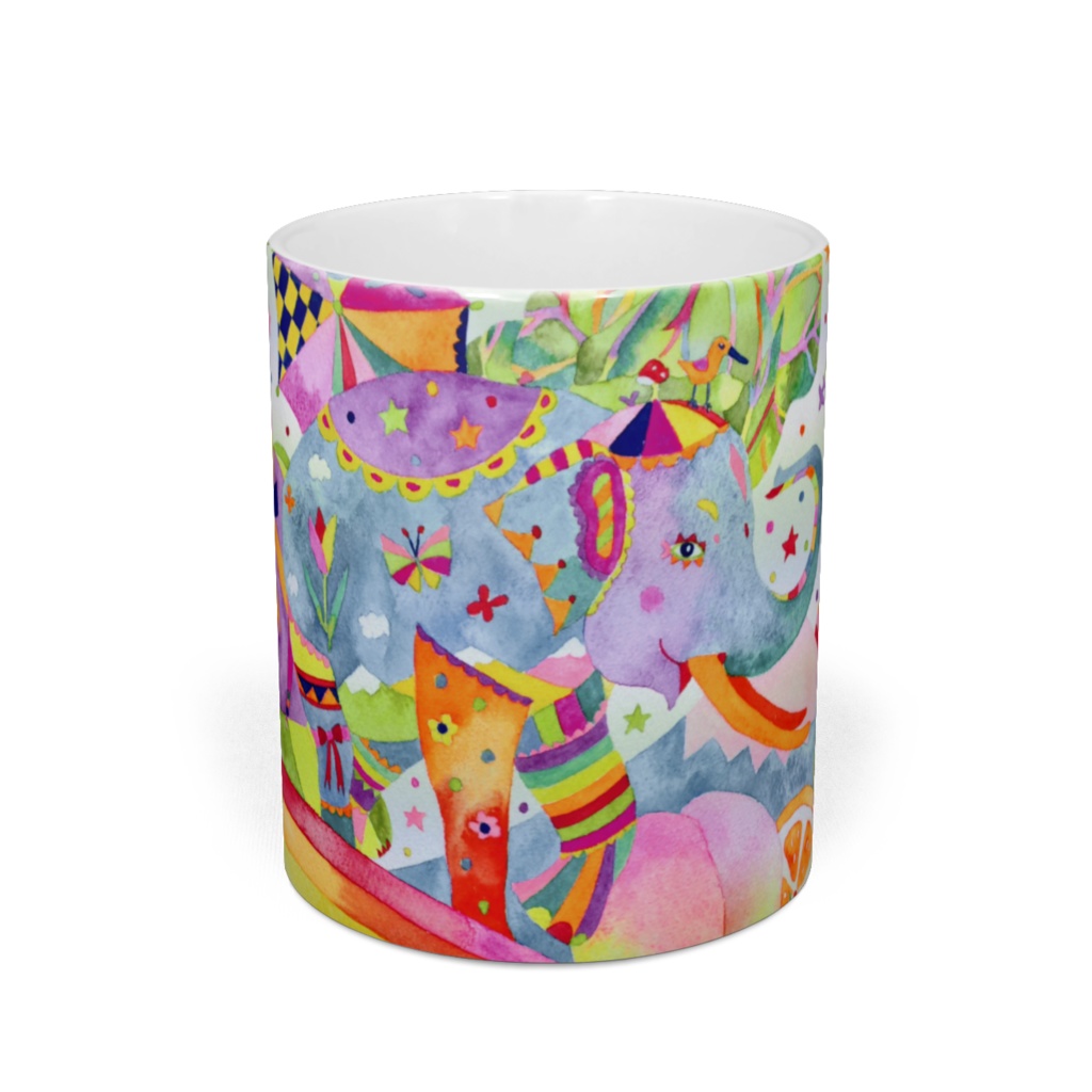 水彩イラスト ゾウ