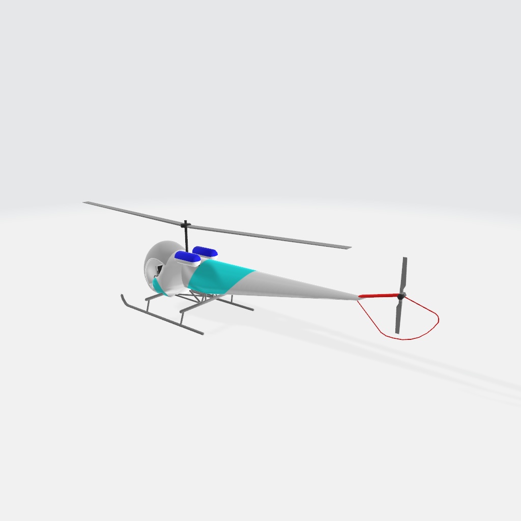 3Dモデル 『民間用ヘリコプター BF-C-1』