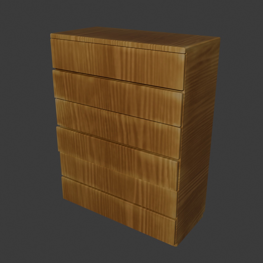 【昭和レトロ】タンスセット(タンス/黒電話/だるま/壁掛け時計)FBX4点セット