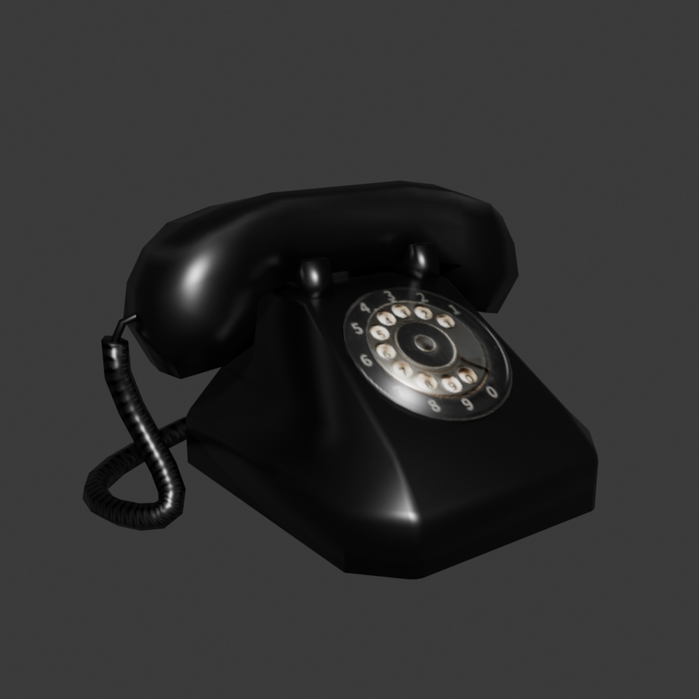 【昭和レトロ】タンスセット(タンス/黒電話/だるま/壁掛け時計)FBX4点セット