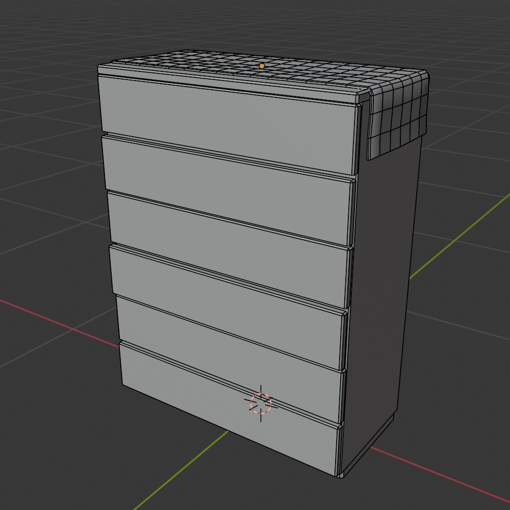 【昭和レトロ】タンスセット(タンス/黒電話/だるま/壁掛け時計)FBX4点セット