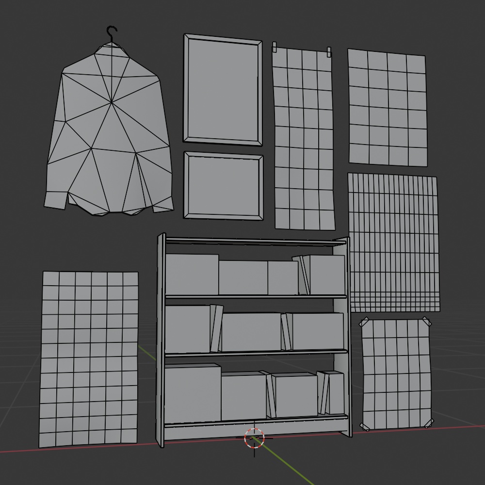 【昭和レトロ】ポスターセット(ポスターや本棚など)FBX9点セット