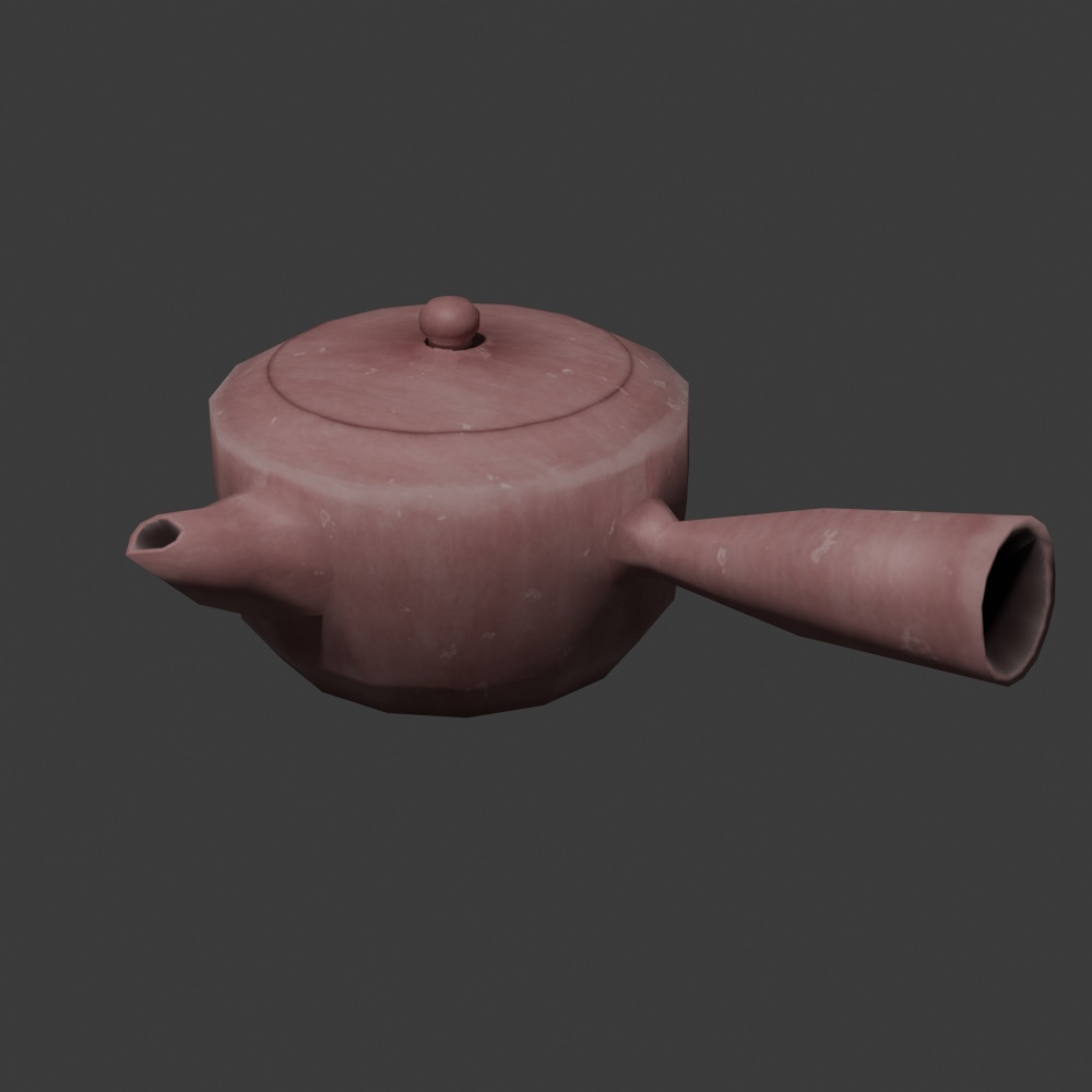 【昭和レトロ】和室モデルと小物FBX4点の和室基本セット