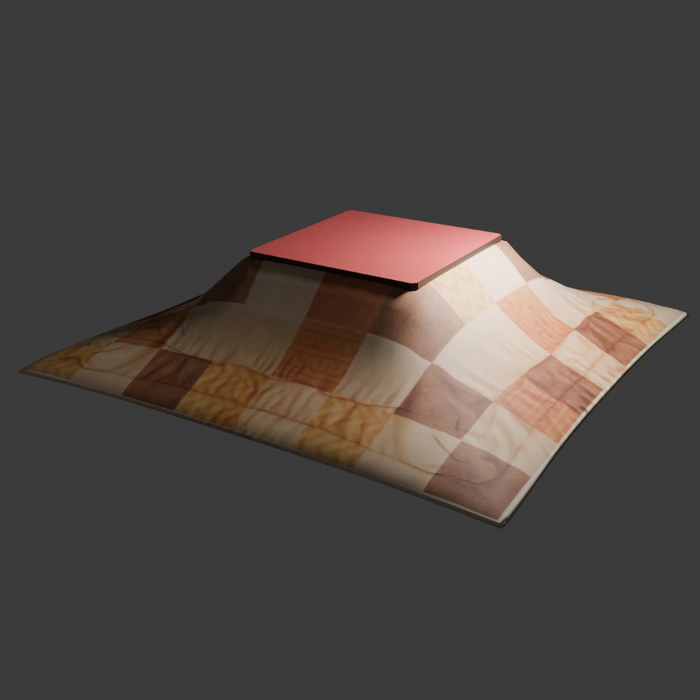 【昭和レトロ】コタツ麻雀セット(FBXファイル)