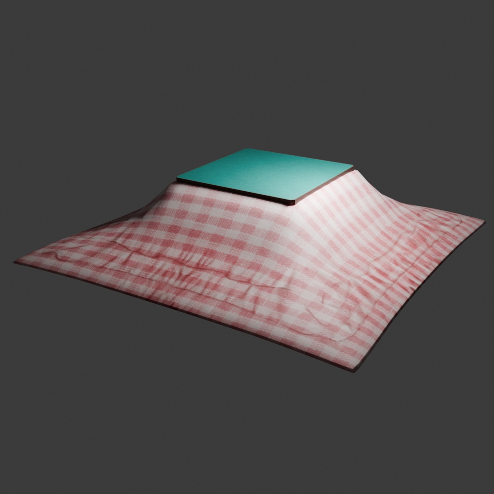 【昭和レトロ】コタツ麻雀セット(FBXファイル)