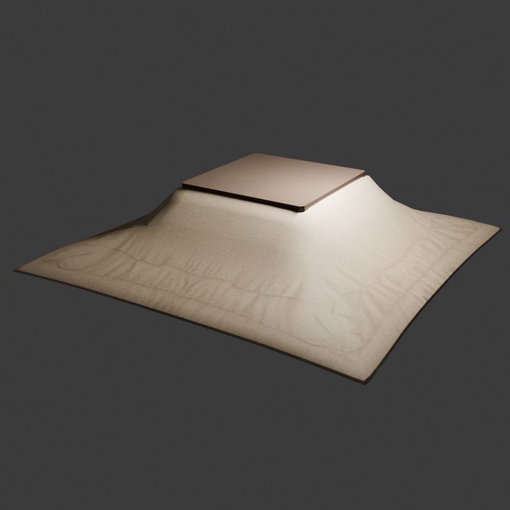 【昭和レトロ】コタツ麻雀セット(FBXファイル)