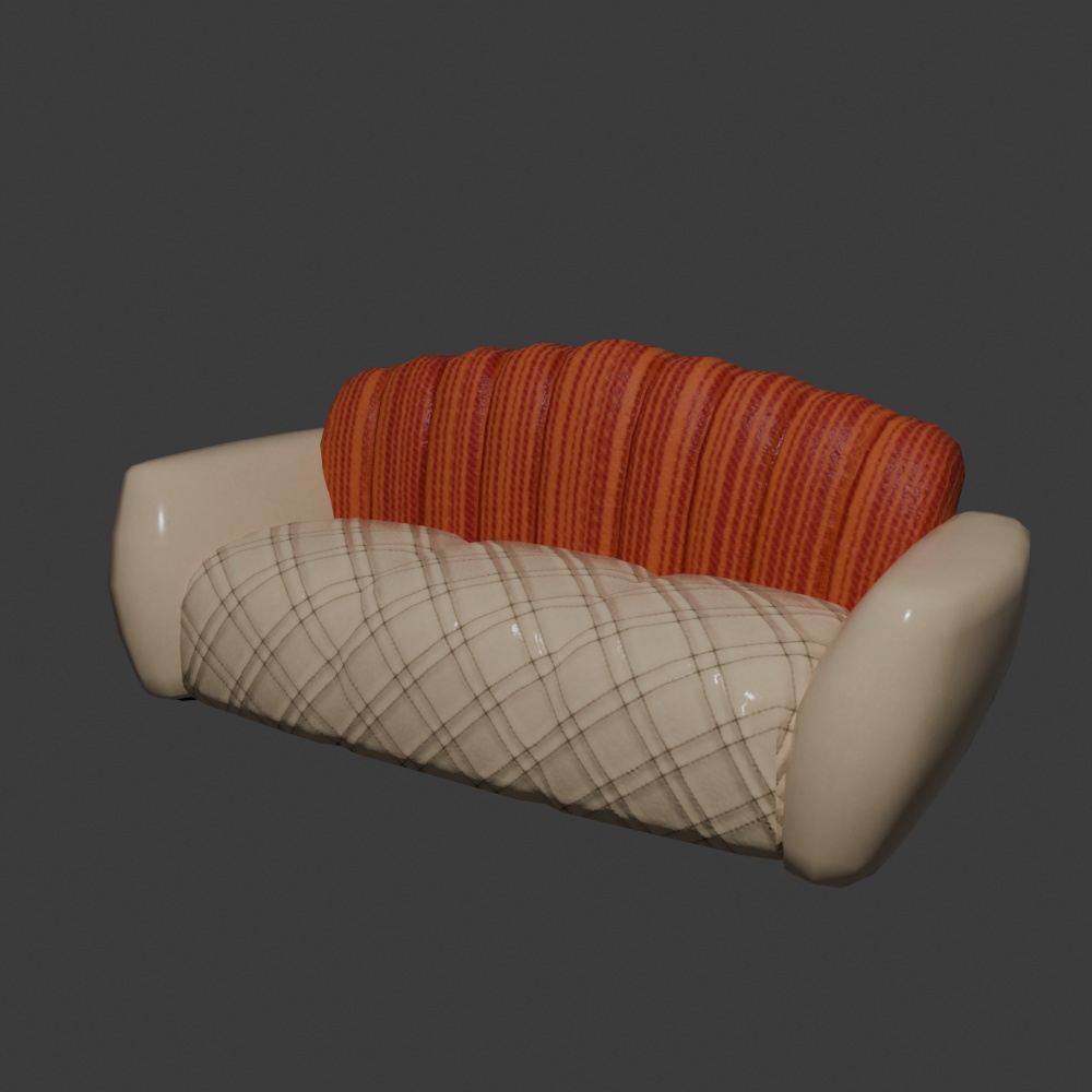 クマとカフェ|対面カフェ小物セット(FBX、Blender)