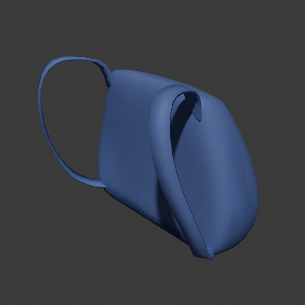 クマとカフェ|対面カフェ小物セット(FBX、Blender)