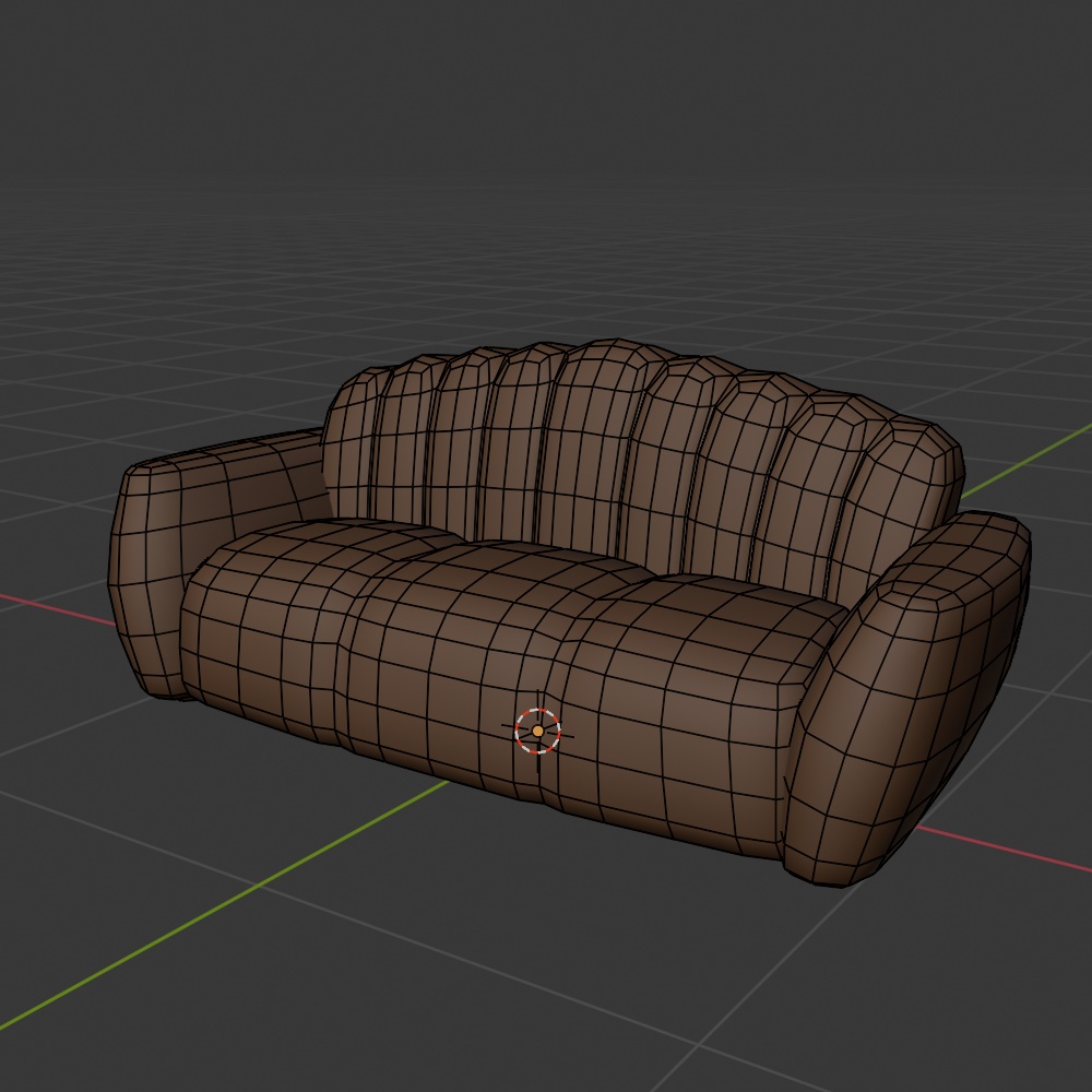 クマとカフェ|対面カフェ小物セット(FBX、Blender)