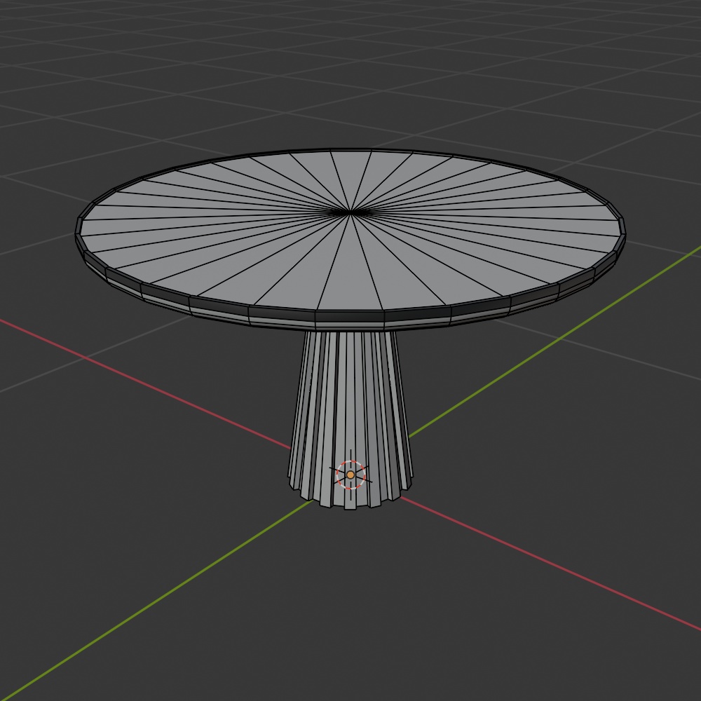 クマとカフェ|対面カフェ小物セット(FBX、Blender)