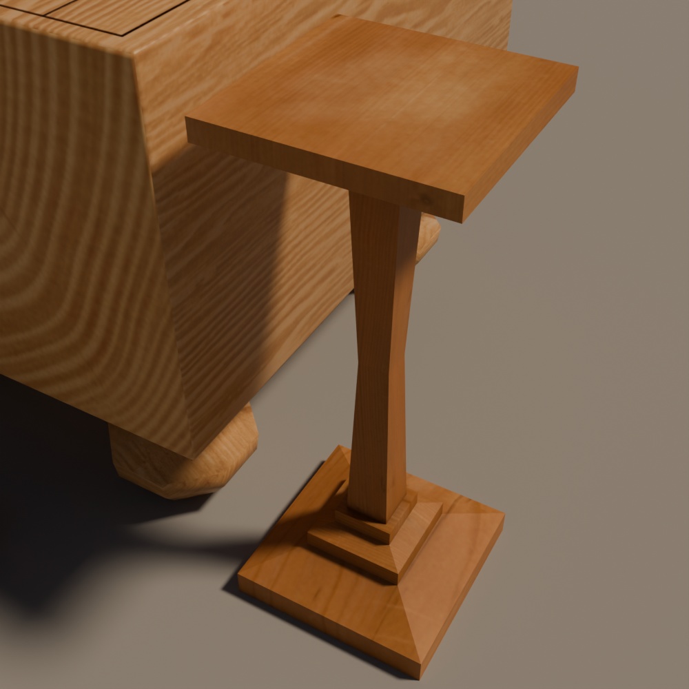 【昭和レトロ】将棋と扇子セット(FBX、Blender)