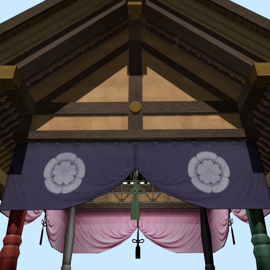 【相撲/SUMO】土俵&つり屋根セット(Unity Package)版 / Sumo Ring & Hanging Roof