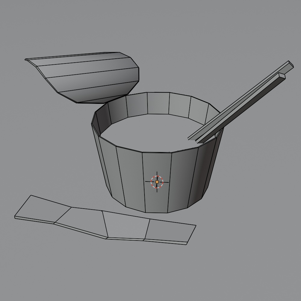 【昭和レトロ】和室セット「布団の間」(FBX / Blender)