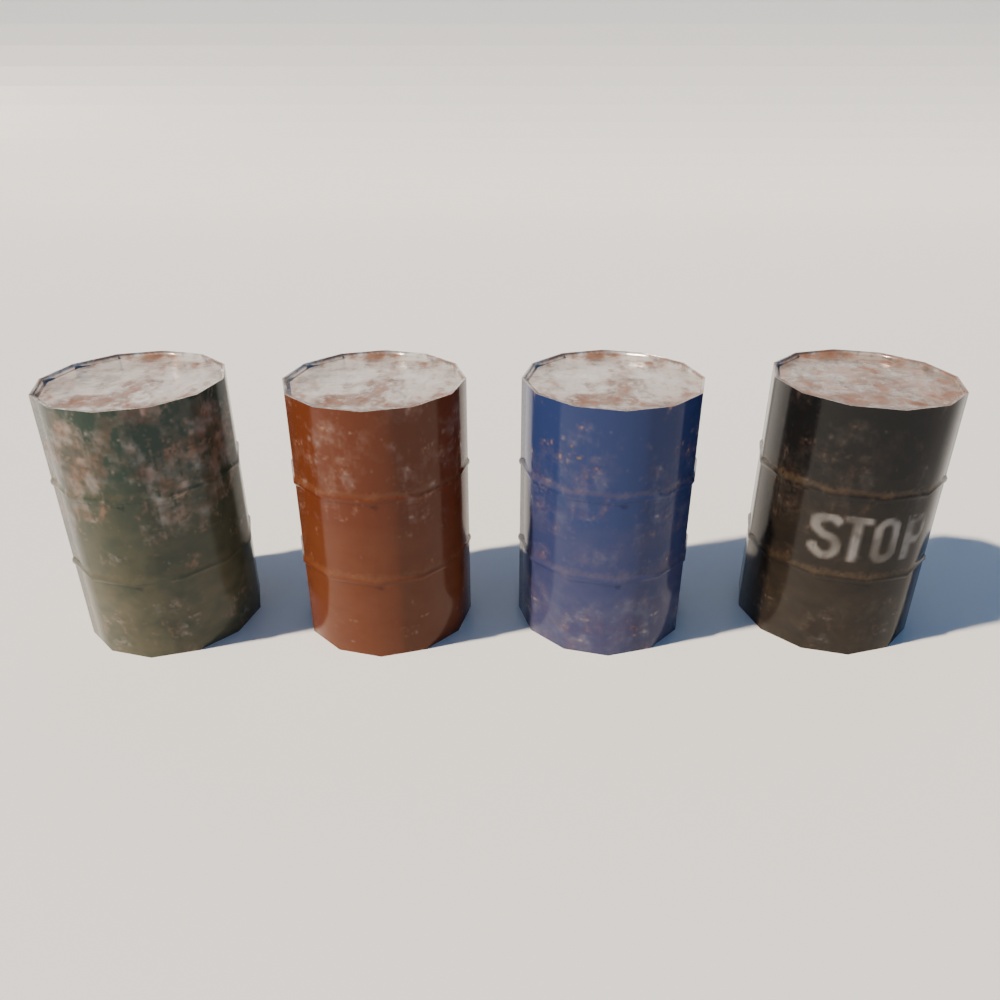 【サバゲー】サバイバルゲームフィールド作成アセット(FBX / Blender)