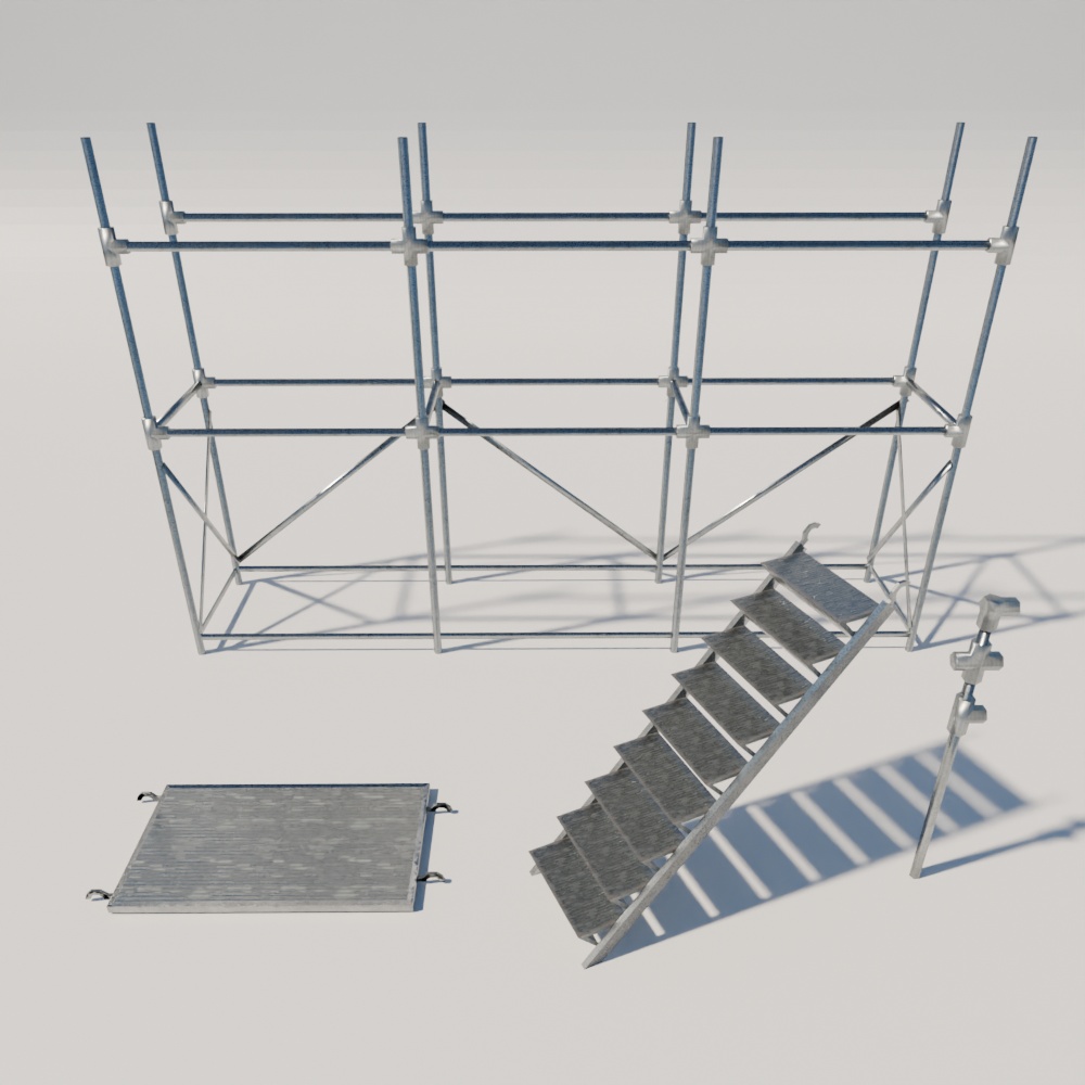 【サバゲー】サバイバルゲームフィールド作成アセット(FBX / Blender)