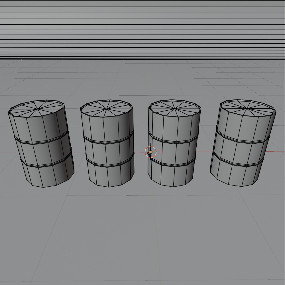【サバゲー】サバイバルゲームフィールド作成アセット(FBX / Blender)