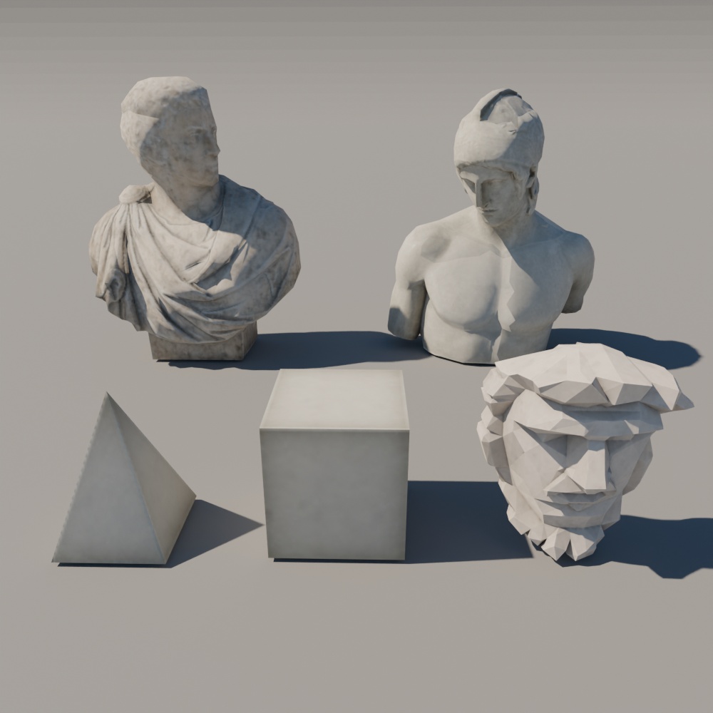 【アトリエ】画家のアトリエ(FBX / Blender)