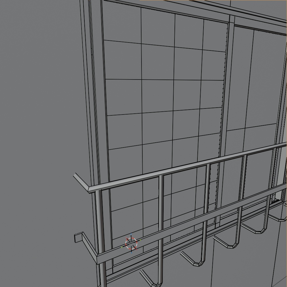 【昭和レトロ】アパート3畳間と小さな台所(FBX / Blender)