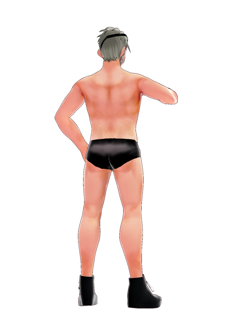 VroidStudio用無償モデル 「中年男性素体データ」通称 老眼さん