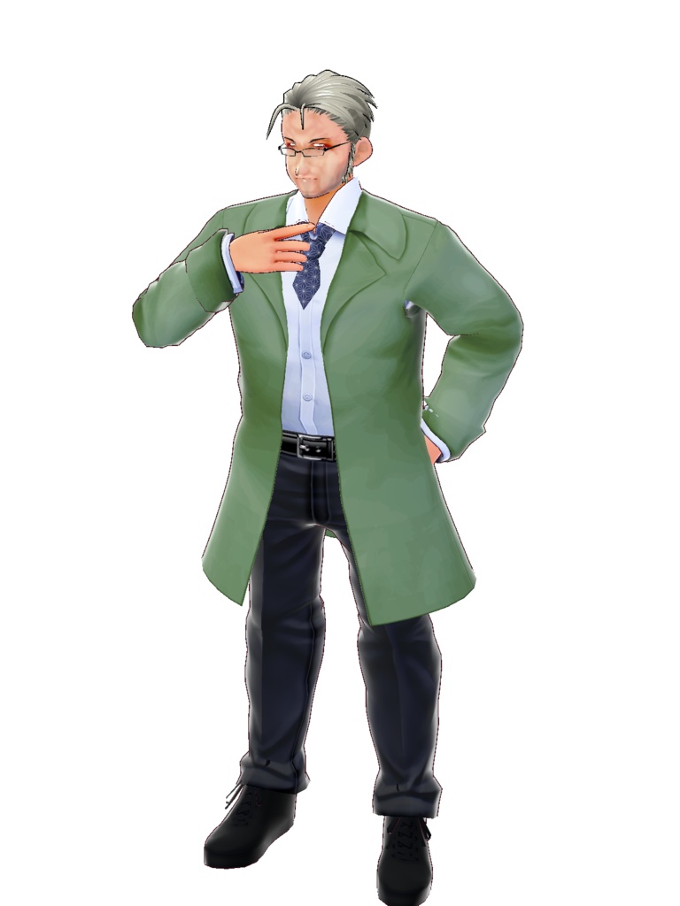 VroidStudio用無償モデル 「中年男性素体データ」通称 老眼さん