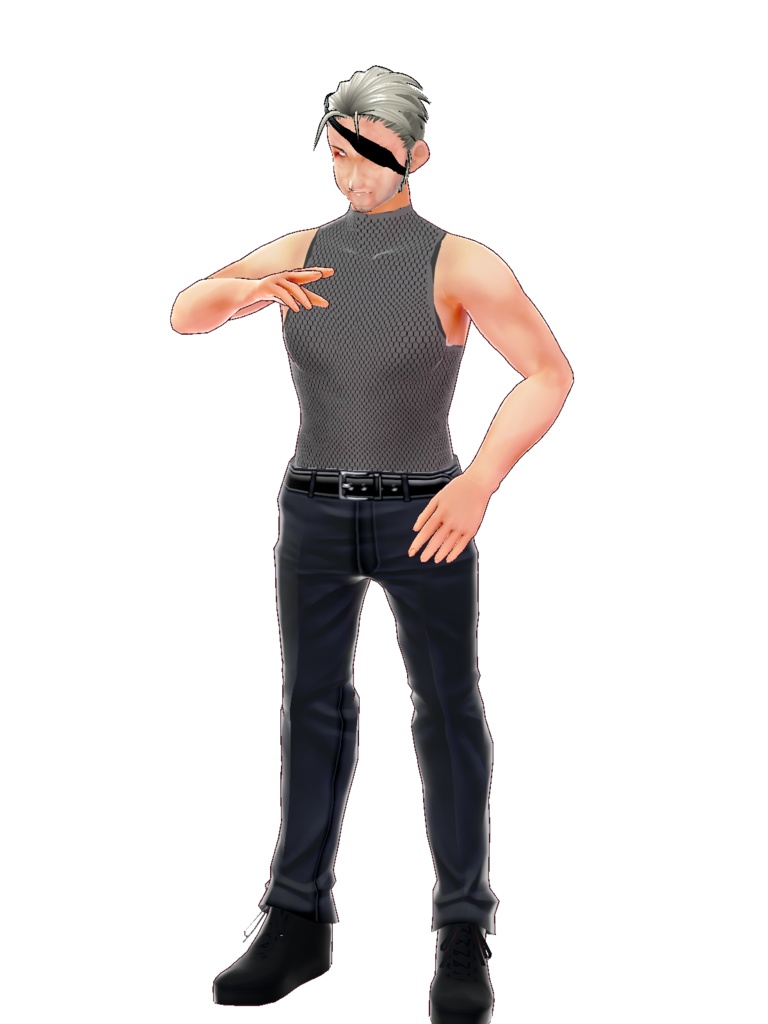 VroidStudio用無償モデル 「中年男性素体データ」通称 老眼さん