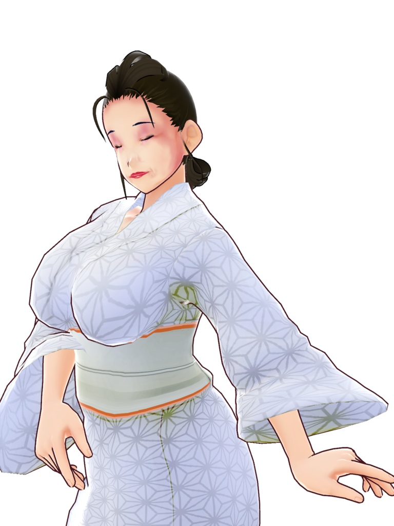 【正式版対応】VroidStudio用無償モデル 「熟女素体データ」通称 みどりさん