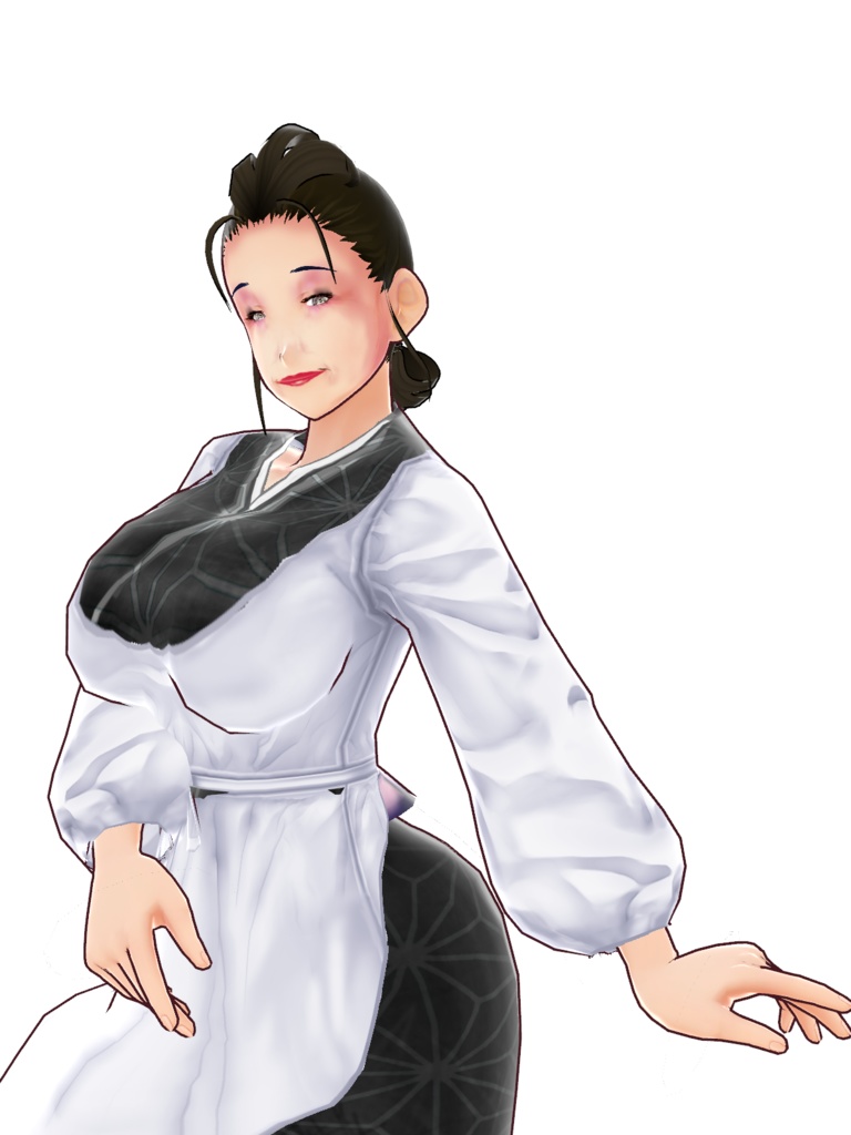 【正式版対応】VroidStudio用無償モデル 「熟女素体データ」通称 みどりさん