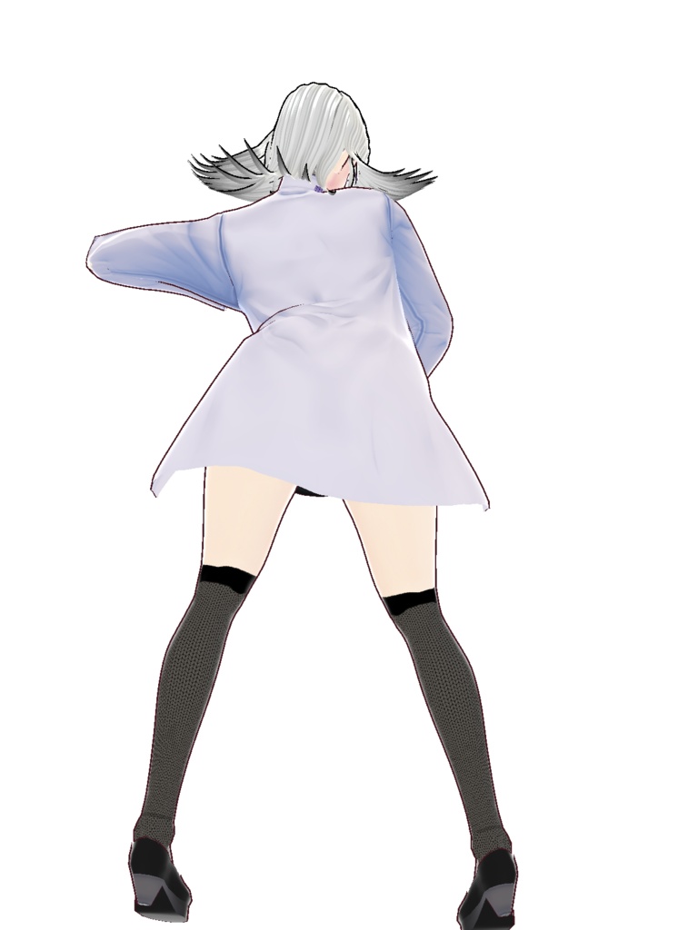 【正式版対応】VRoidStudio用モデル 「ミス・ホワイトボード」