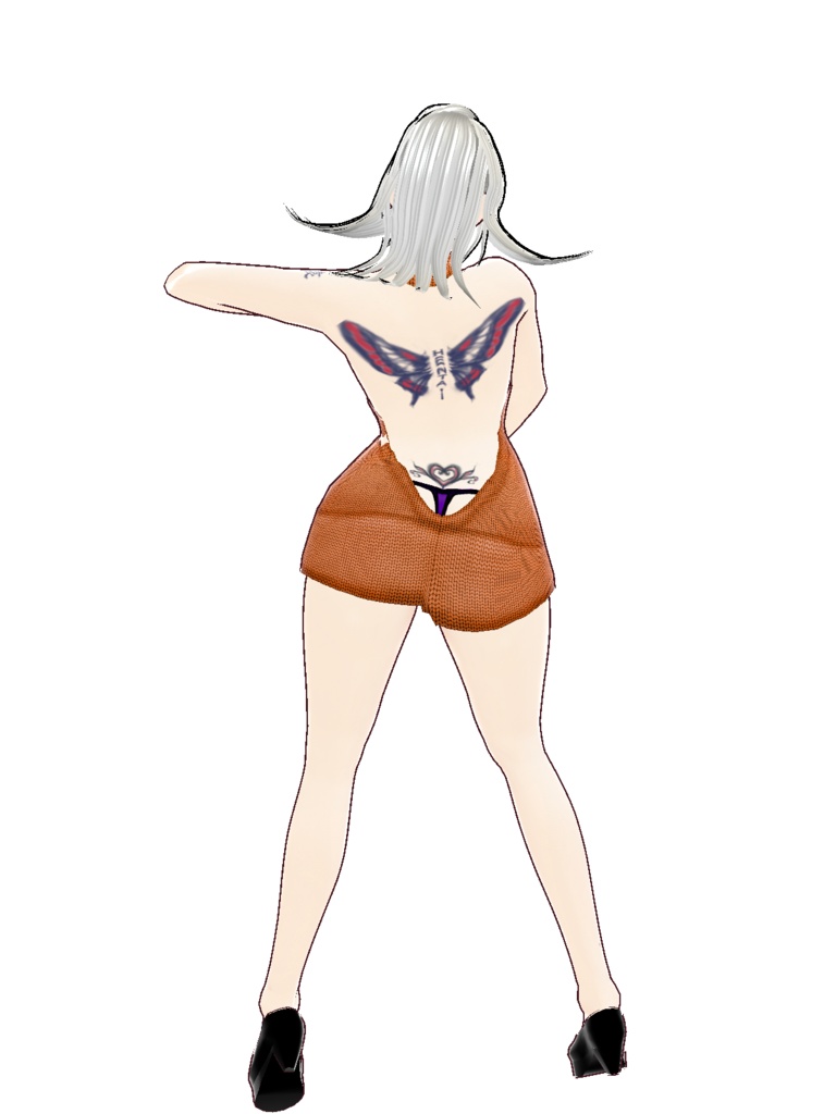 【正式版対応】VRoidStudio用モデル 「ミス・ホワイトボード」