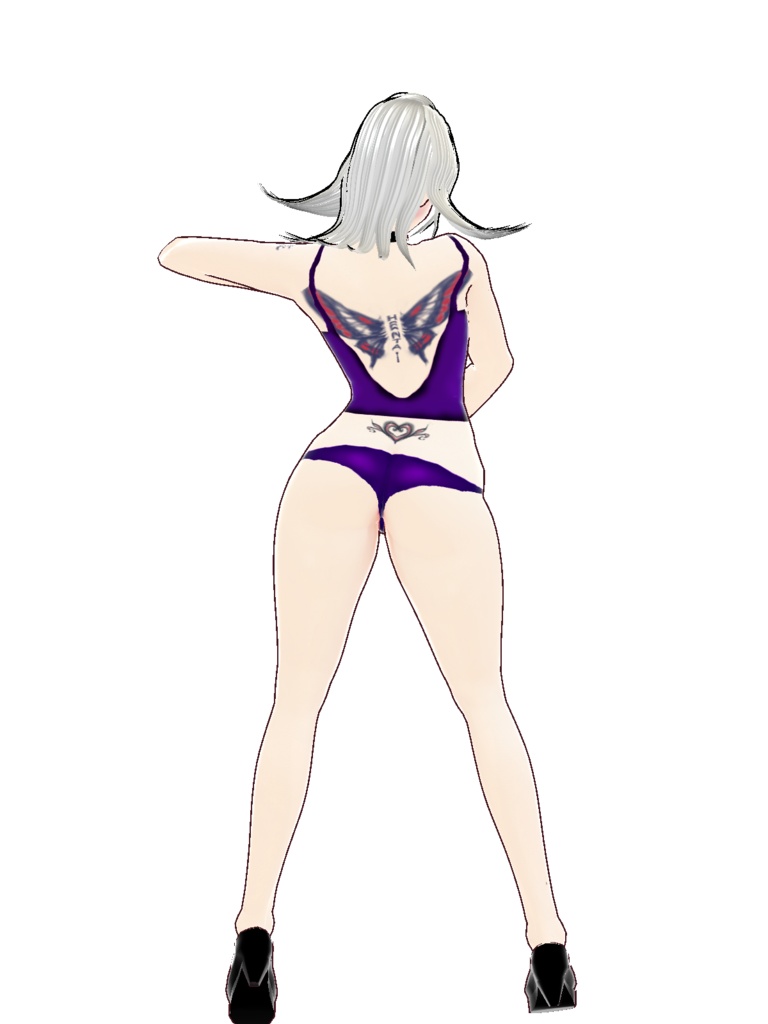 【正式版対応】VRoidStudio用モデル 「ミス・ホワイトボード」