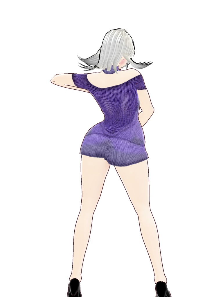 【正式版対応】VRoidStudio用モデル 「ミス・ホワイトボード」