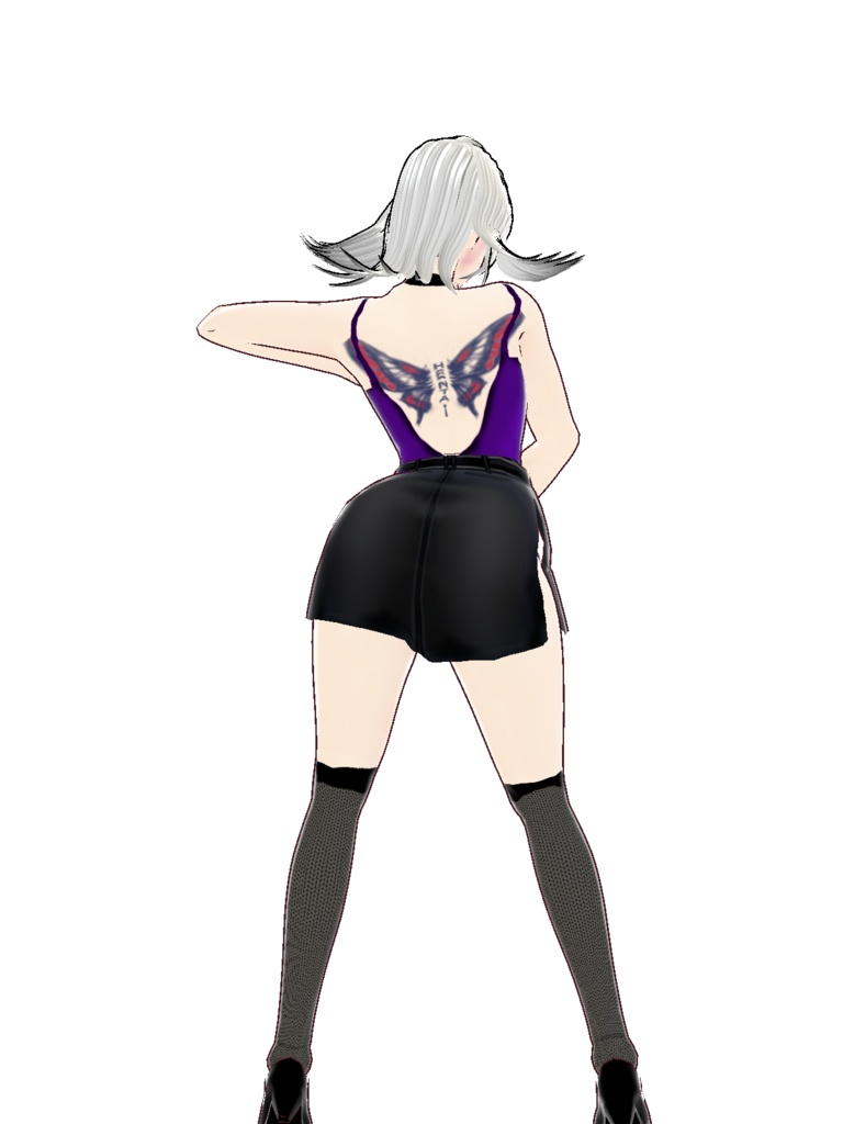 【正式版対応】VRoidStudio用モデル 「ミス・ホワイトボード」