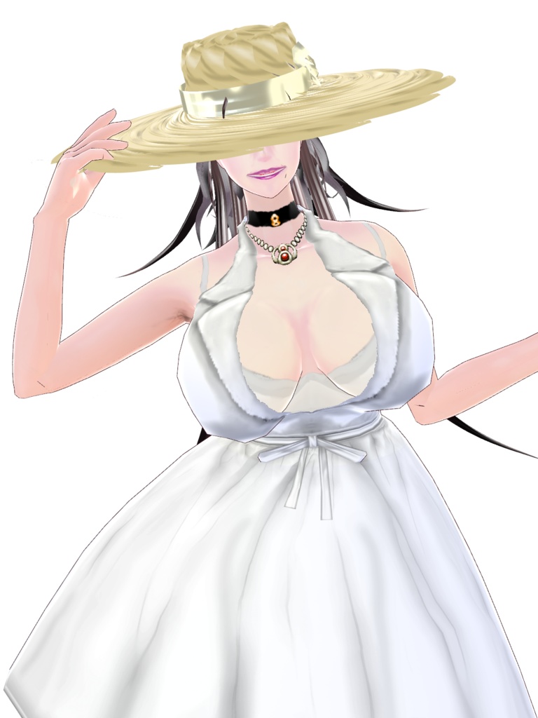 【正式版対応】VRoidStudio用モデル 「ミセス・エイトフィート」