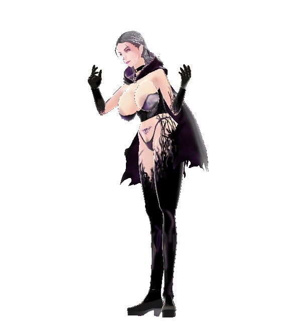 【正式版対応】VRoidStudio用モデル 「ミセス・エイトフィート」