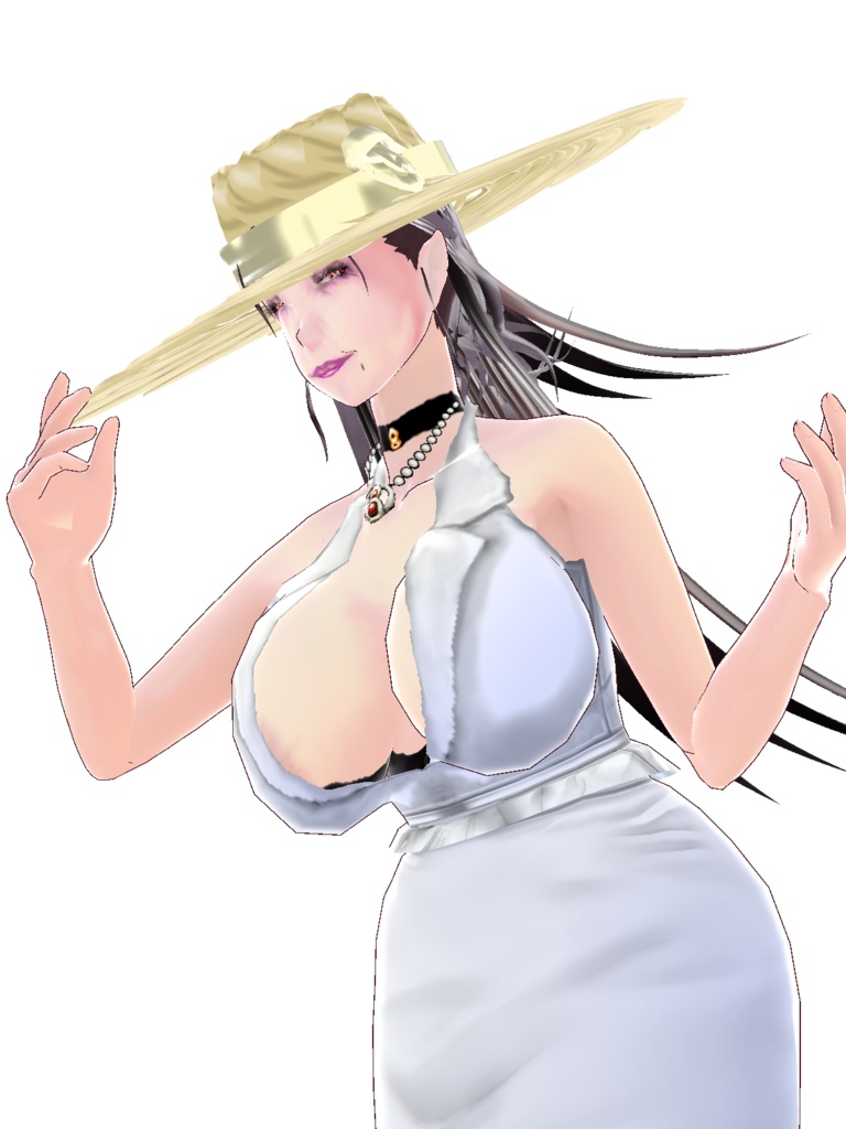 【正式版対応】VRoidStudio用モデル 「ミセス・エイトフィート」