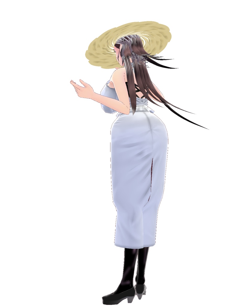 【正式版対応】VRoidStudio用モデル 「ミセス・エイトフィート」