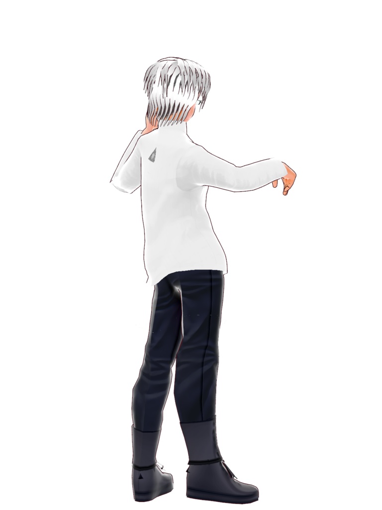 VroidStudio用無償モデル 「学者風老人素体データ」 通称:プロフェッサー・アルベド