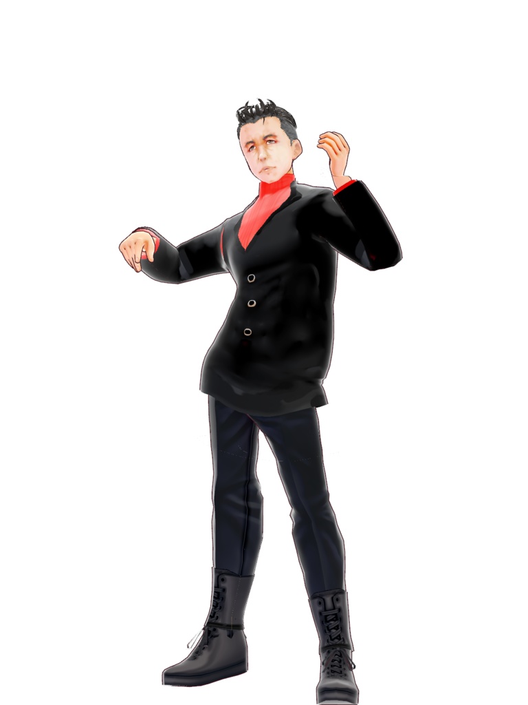 VroidStudio用無償モデル 「学者風老人素体データ」 通称:プロフェッサー・アルベド